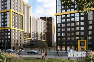 1-к квартира, строящийся дом, 34м2, 6/24 этаж