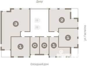 Студия квартира, вторичка, 20м2, 11/16 этаж