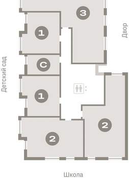 2-к квартира, вторичка, 62м2, 9/9 этаж