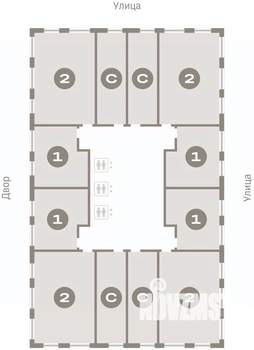Студия квартира, вторичка, 33м2, 12/25 этаж