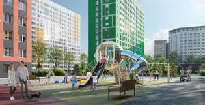 2-к квартира, сданный дом, 44м2, 9/15 этаж
