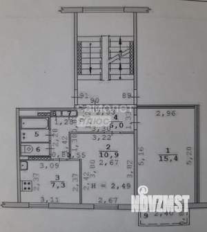 2-к квартира, вторичка, 44м2, 4/5 этаж