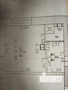 Студия квартира, вторичка, 24м2, 2/5 этаж