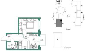 2-к квартира, вторичка, 33м2, 9/11 этаж