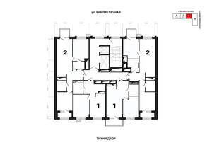 2-к квартира, вторичка, 64м2, 13/25 этаж