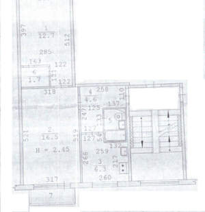2-к квартира, вторичка, 44м2, 2/5 этаж