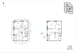 2-к квартира, вторичка, 73м2, 11/26 этаж