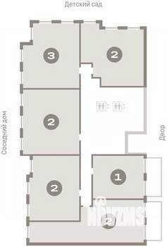 2-к квартира, вторичка, 81м2, 2/15 этаж
