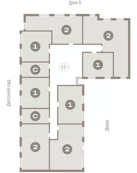 3-к квартира, вторичка, 81м2, 6/9 этаж