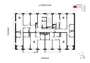 2-к квартира, вторичка, 68м2, 4/25 этаж