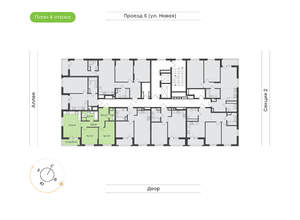 2-к квартира, вторичка, 58м2, 4/17 этаж