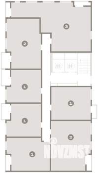 1-к квартира, вторичка, 45м2, 6/16 этаж