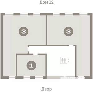 3-к квартира, вторичка, 92м2, 5/9 этаж