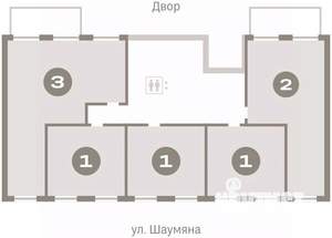 2-к квартира, вторичка, 78м2, 2/7 этаж