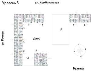 2-к квартира, строящийся дом, 30м2, 3/21 этаж