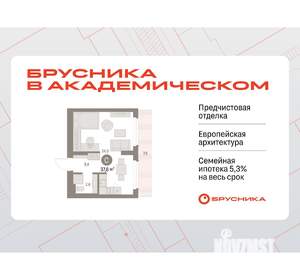 Студия квартира, вторичка, 38м2, 8/9 этаж