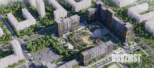 1-к квартира, строящийся дом, 44м2, 8/24 этаж