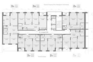 3-к квартира, строящийся дом, 78м2, 5/25 этаж