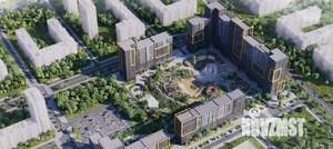 2-к квартира, строящийся дом, 58м2, 8/24 этаж