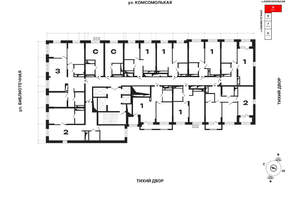 1-к квартира, вторичка, 38м2, 21/25 этаж