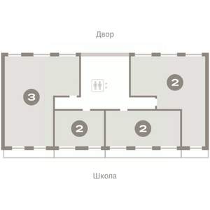 2-к квартира, вторичка, 80м2, 8/9 этаж