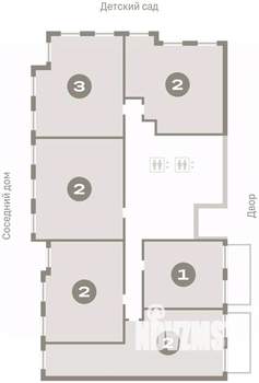 3-к квартира, вторичка, 77м2, 2/15 этаж