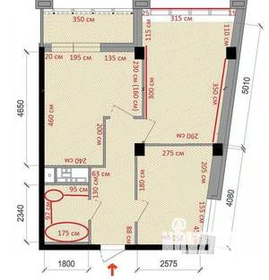 2-к квартира, вторичка, 55м2, 14/25 этаж