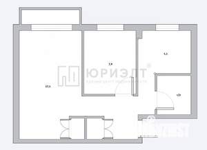 2-к квартира, вторичка, 39м2, 3/5 этаж