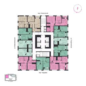 2-к квартира, вторичка, 59м2, 15/31 этаж