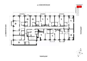 1-к квартира, вторичка, 42м2, 3/25 этаж