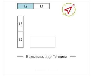 1-к квартира, вторичка, 33м2, 2/25 этаж