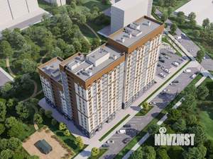 1-к квартира, строящийся дом, 41м2, 6/25 этаж