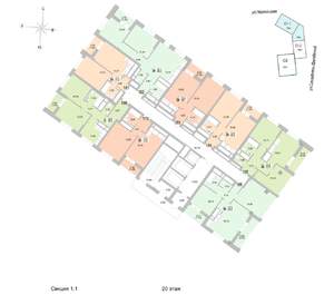 2-к квартира, вторичка, 49м2, 20/24 этаж
