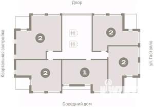 2-к квартира, вторичка, 61м2, 16/16 этаж