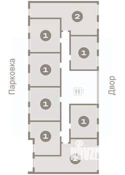 2-к квартира, вторичка, 61м2, 5/9 этаж