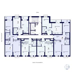 2-к квартира, вторичка, 69м2, 7/18 этаж