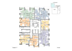 1-к квартира, вторичка, 49м2, 4/25 этаж