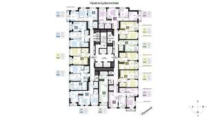 2-к квартира, вторичка, 67м2, 28/29 этаж