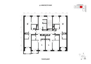 1-к квартира, вторичка, 41м2, 14/25 этаж