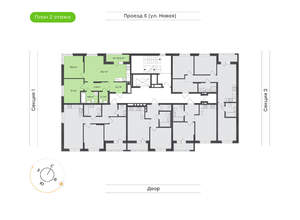 2-к квартира, вторичка, 65м2, 2/17 этаж