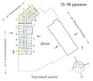 2-к квартира, вторичка, 36м2, 16/24 этаж