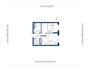 1-к квартира, вторичка, 39м2, 4/33 этаж