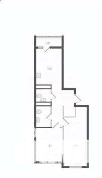 2-к квартира, вторичка, 60м2, 10/19 этаж