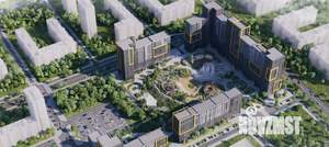 1-к квартира, строящийся дом, 41м2, 18/24 этаж