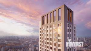 2-к квартира, строящийся дом, 58м2, 25/25 этаж