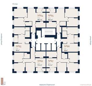 3-к квартира, вторичка, 88м2, 13/29 этаж