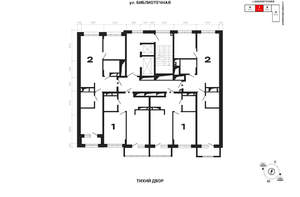 1-к квартира, вторичка, 44м2, 13/25 этаж