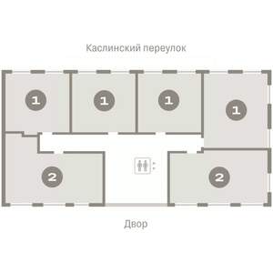 1-к квартира, вторичка, 40м2, 5/8 этаж