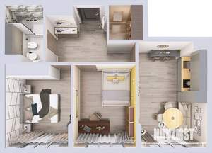 2-к квартира, вторичка, 58м2, 18/19 этаж