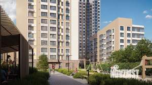 1-к квартира, строящийся дом, 38м2, 17/30 этаж